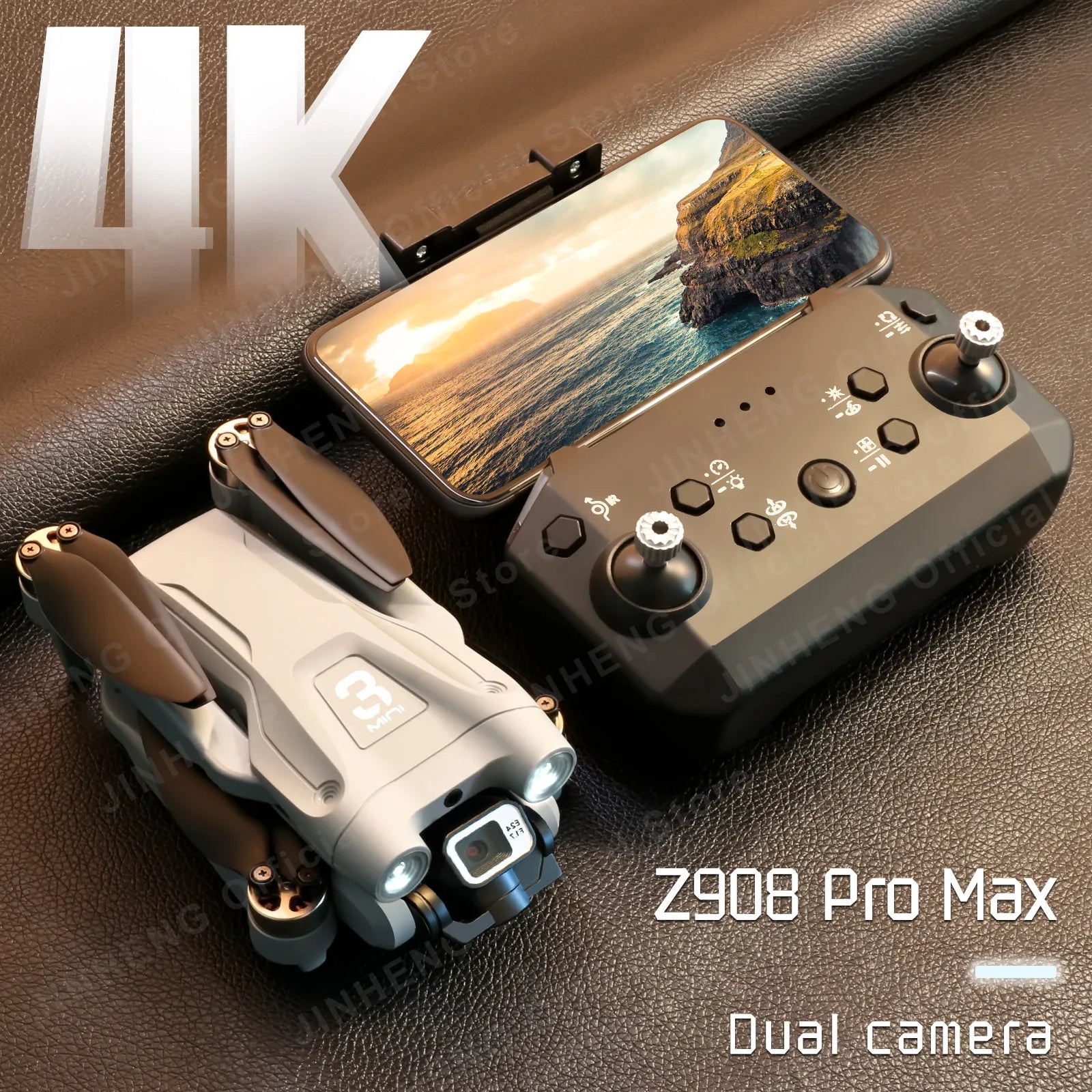 Load video: MINI Z908 Pro Max Dual 4K Professional Drone