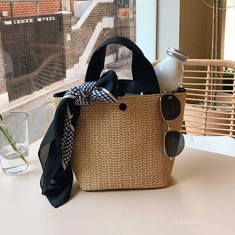 Extras & Accessories Straw Tote