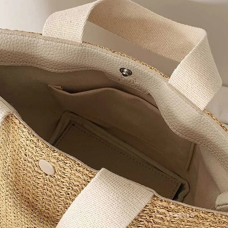 Extras & Accessories Straw Tote