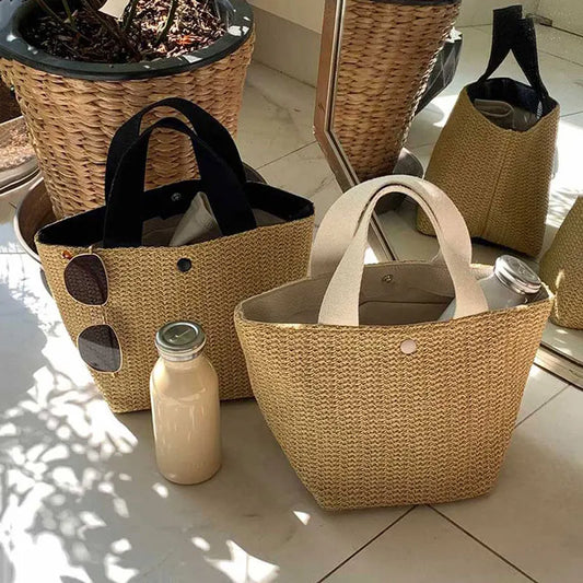 Extras & Accessories Straw Tote