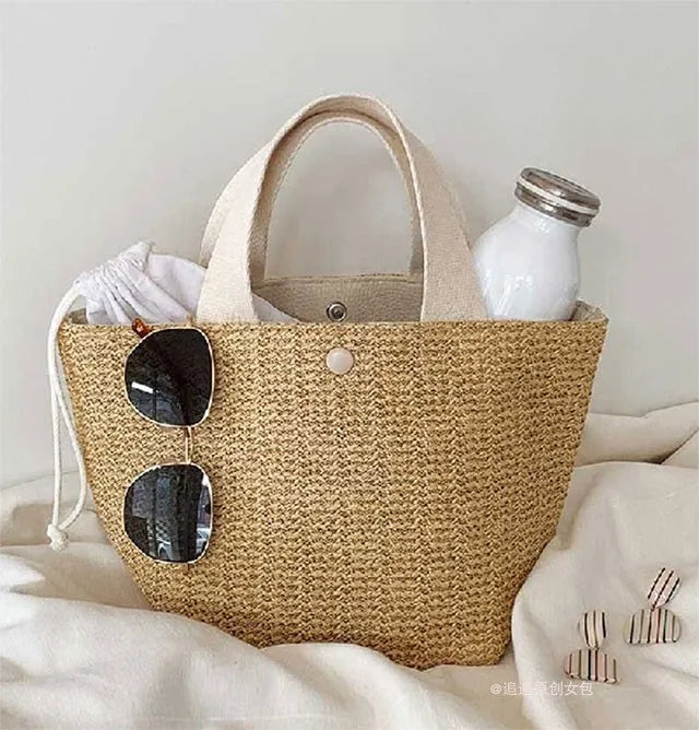 Extras & Accessories Straw Tote