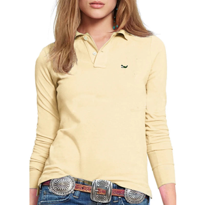 Clothing Cotton Pique Long Sleeve Polo