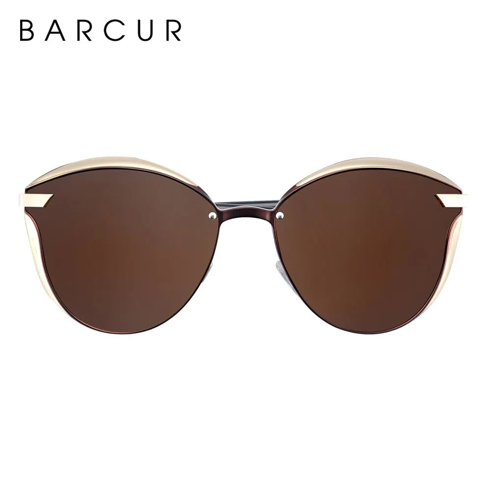 1. Extras & Accessories Polarized Cat Eye UV400 Lux Sunglasses with Case