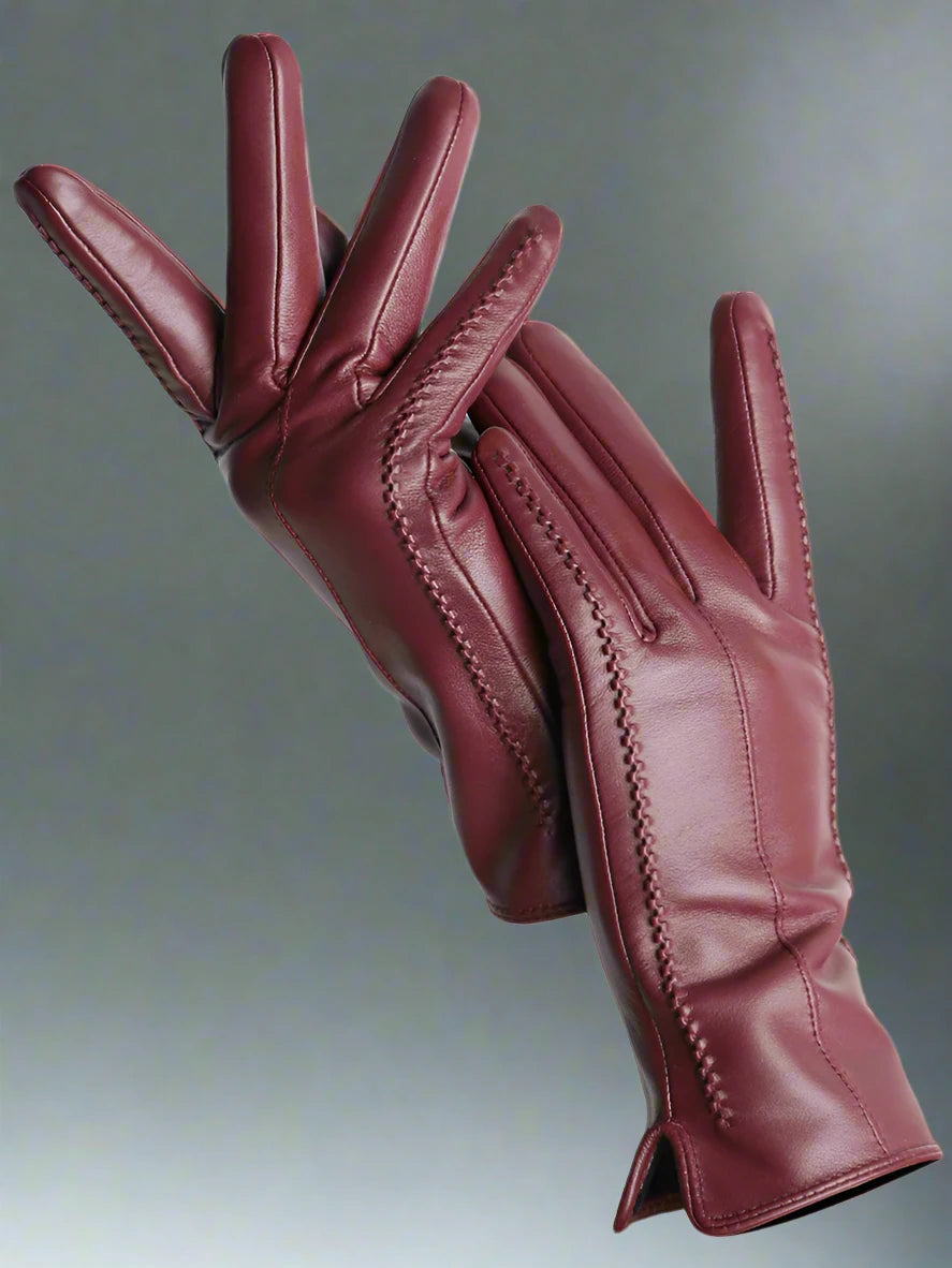 Extras & Accessories Leather Touchscreen Gloves for Women