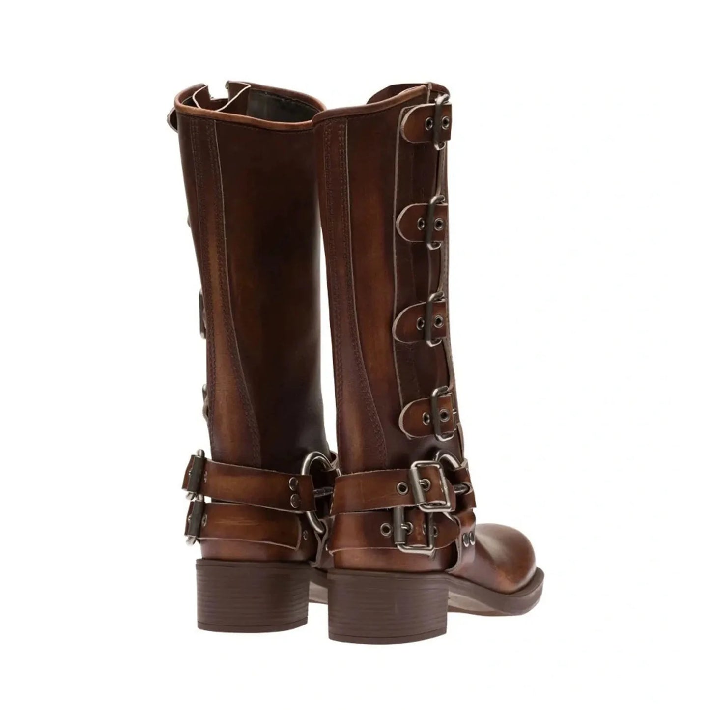 1. Footwear Buccaneer Moto Boots Genuine Leather