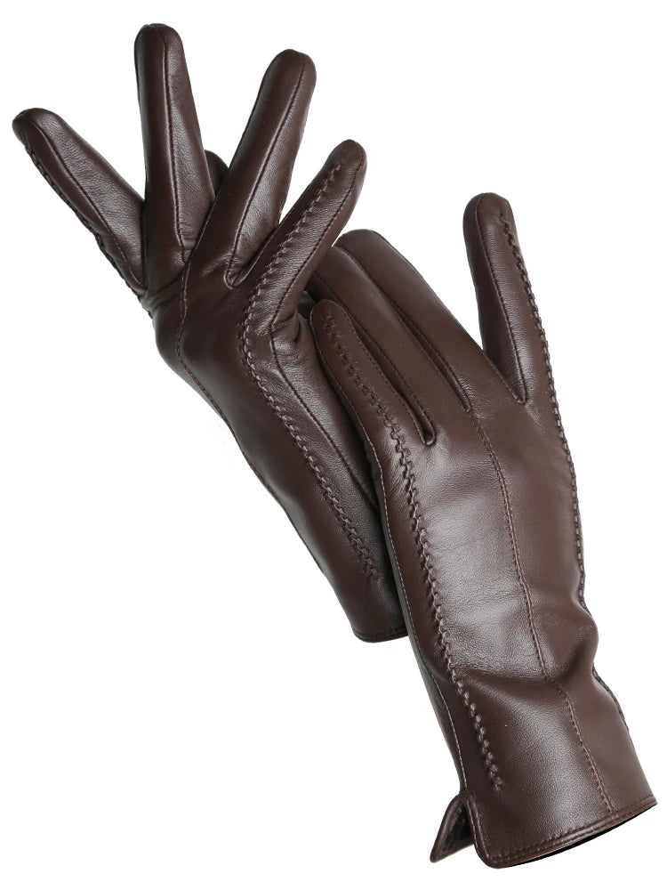 Extras & Accessories Leather Touchscreen Gloves for Women