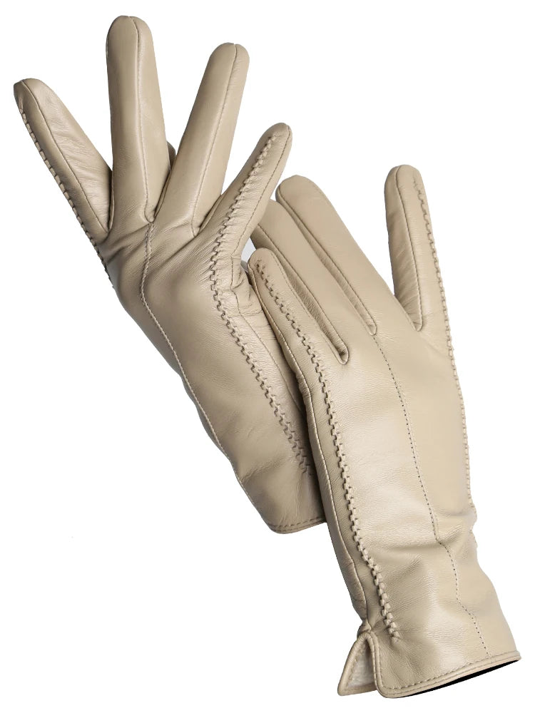 Extras & Accessories Leather Touchscreen Gloves for Women