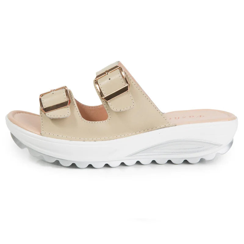 1. Footwear Wedge Sandals
