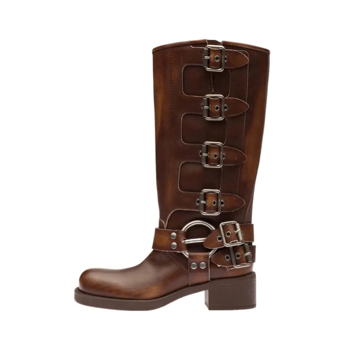 1. Footwear Buccaneer Moto Boots Genuine Leather