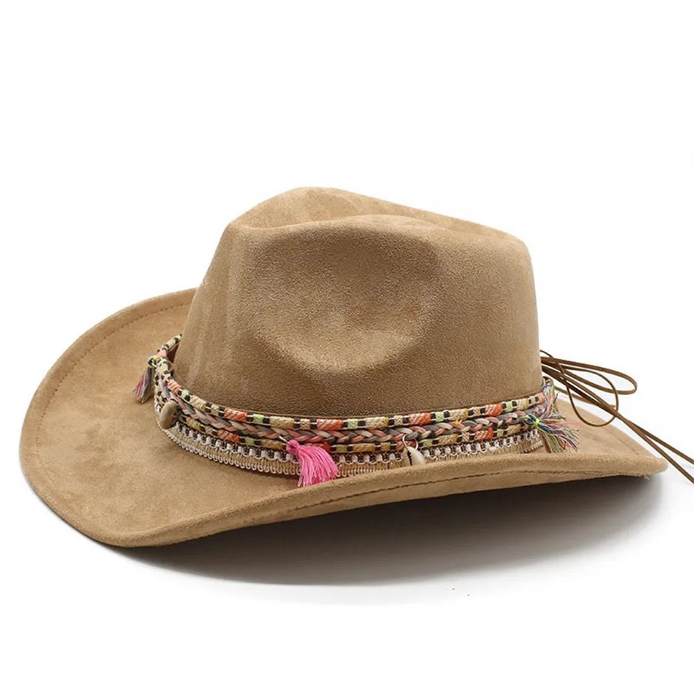 Extras & Accessories Faux Suede Cowgirl Hat