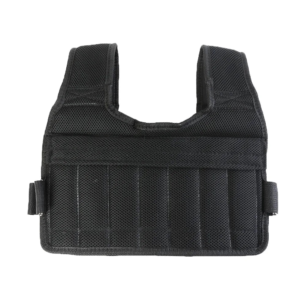 1. Gear 3/20/50kg Loading Weight Vest Adjustable Weighted Training Exercise Waistcoat Jacket Sand Clothing for Running Fitness Equipment