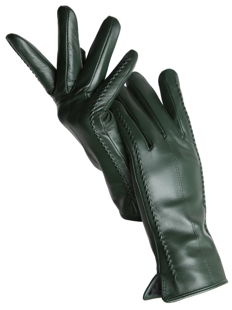 Extras & Accessories Leather Touchscreen Gloves for Women