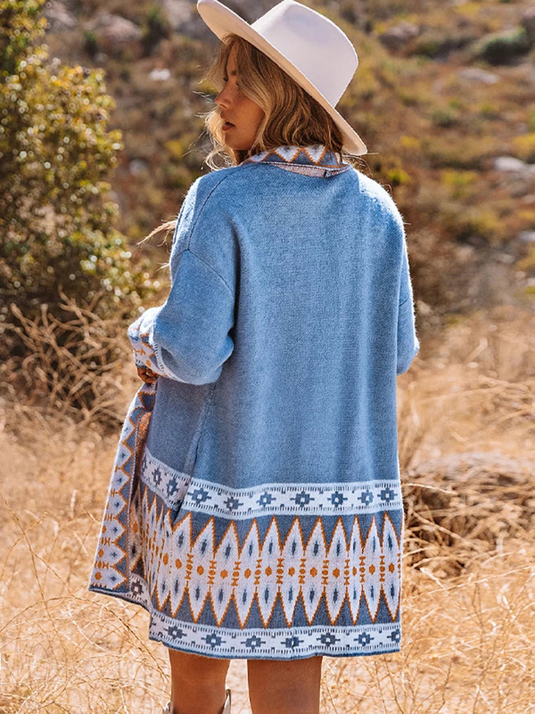 3. Clothing Paradise Valley Cardigan Duster Sweater
