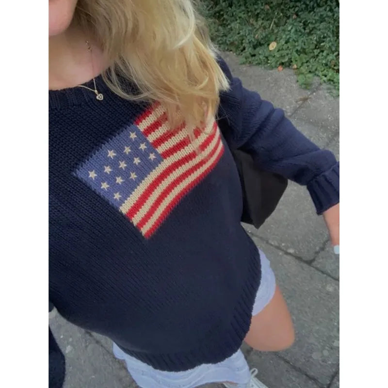 1. Clothing American Flag Sweater