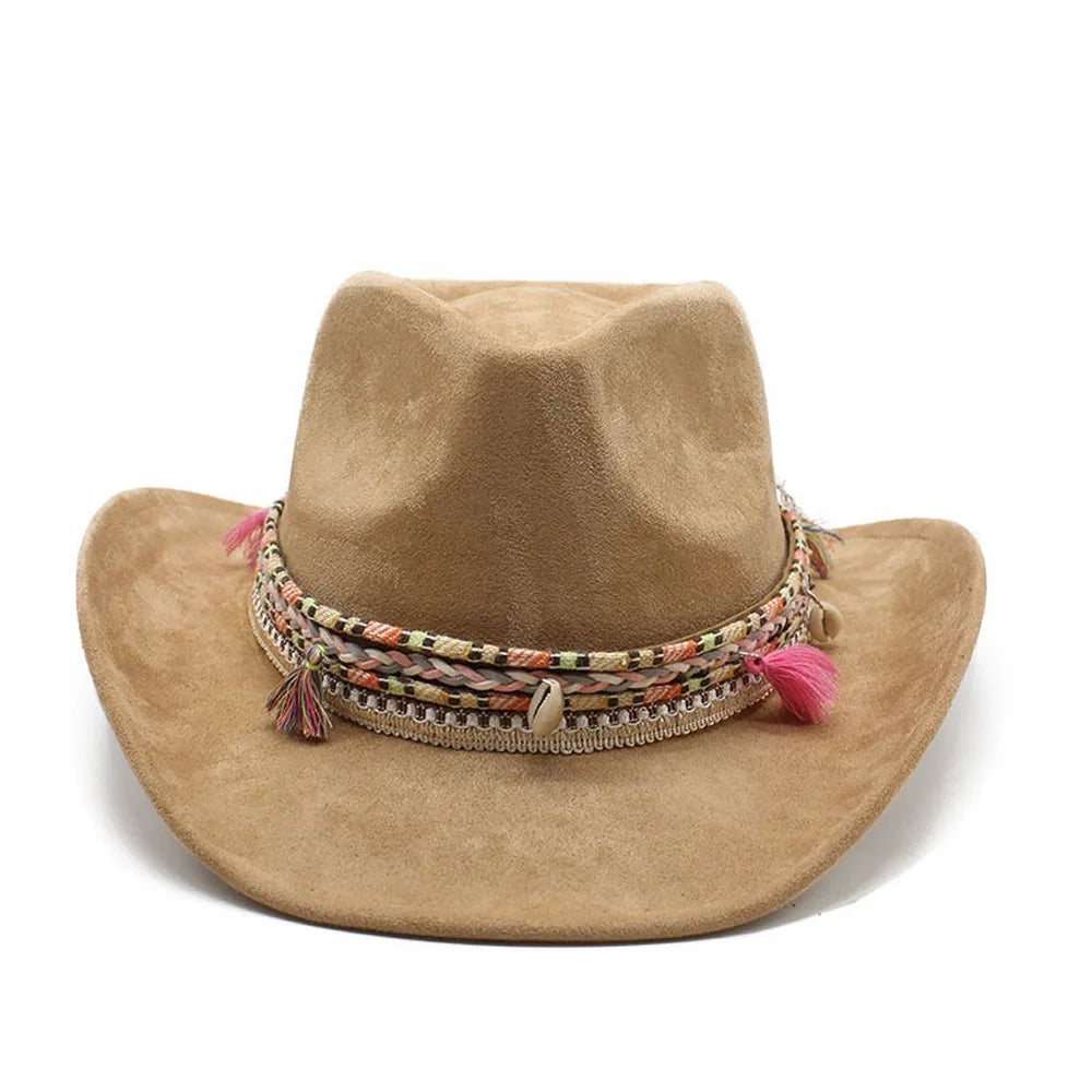 Extras & Accessories Faux Suede Cowgirl Hat