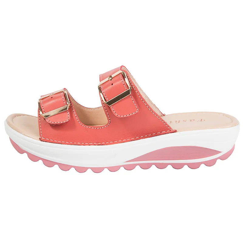 1. Footwear Wedge Sandals