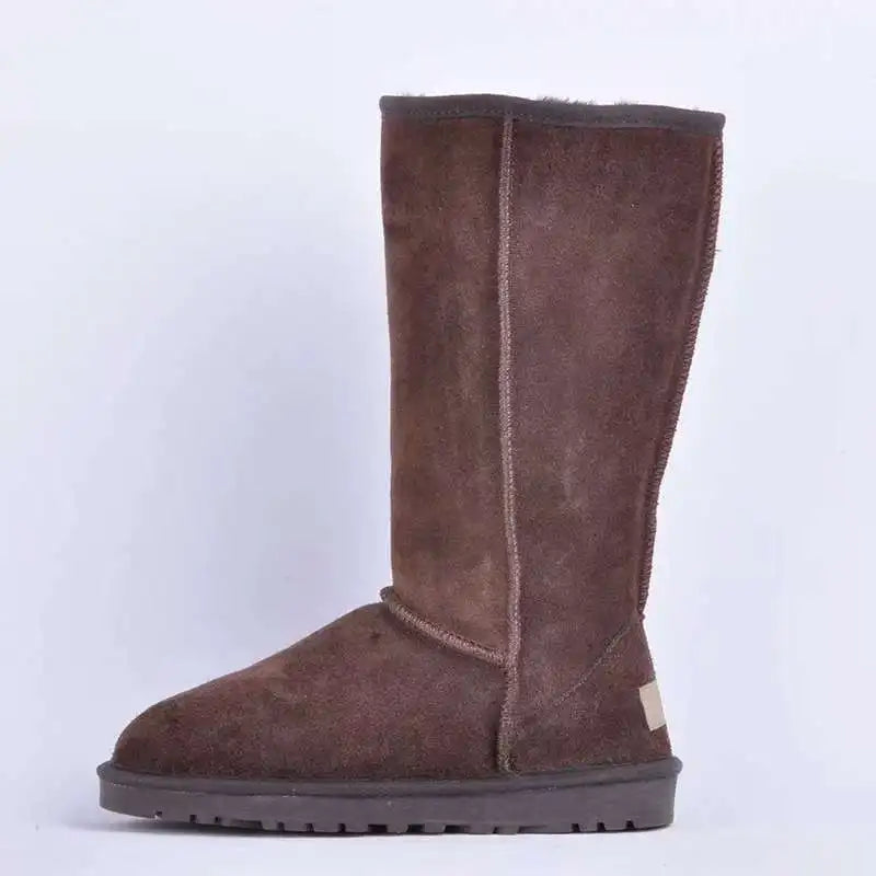 1. Footwear Handmade Genuine Suede Snow Boots