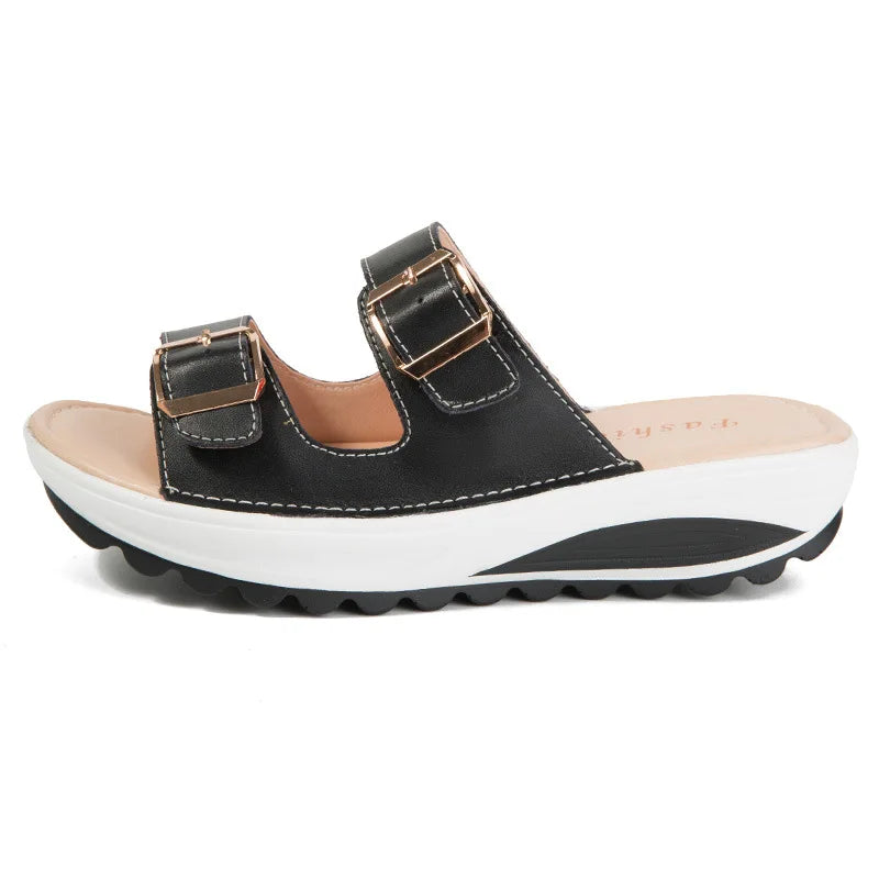 1. Footwear Wedge Sandals
