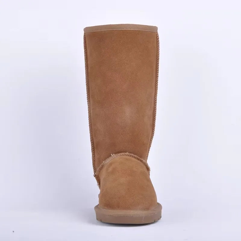 1. Footwear Handmade Genuine Suede Snow Boots