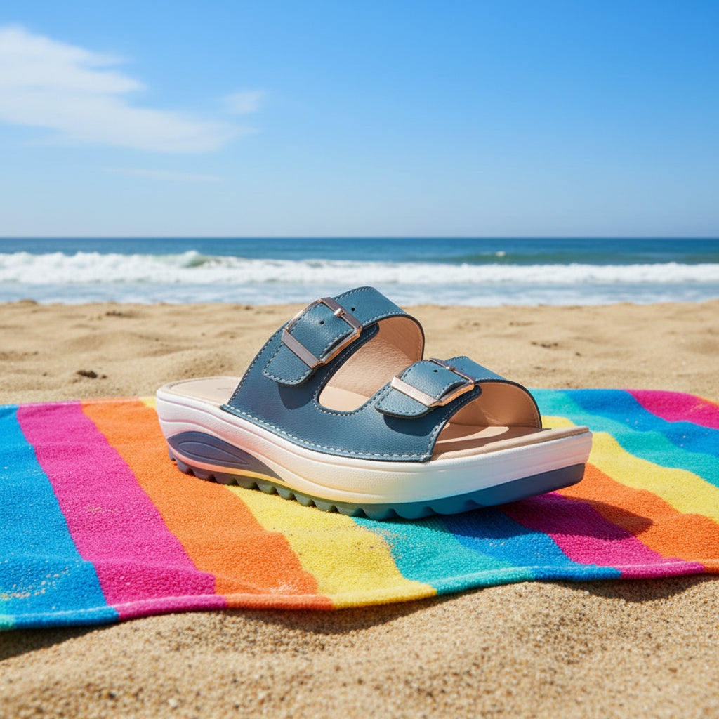 1. Footwear Wedge Sandals