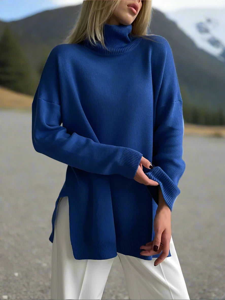 1. Clothing Long Turtleneck Sweater