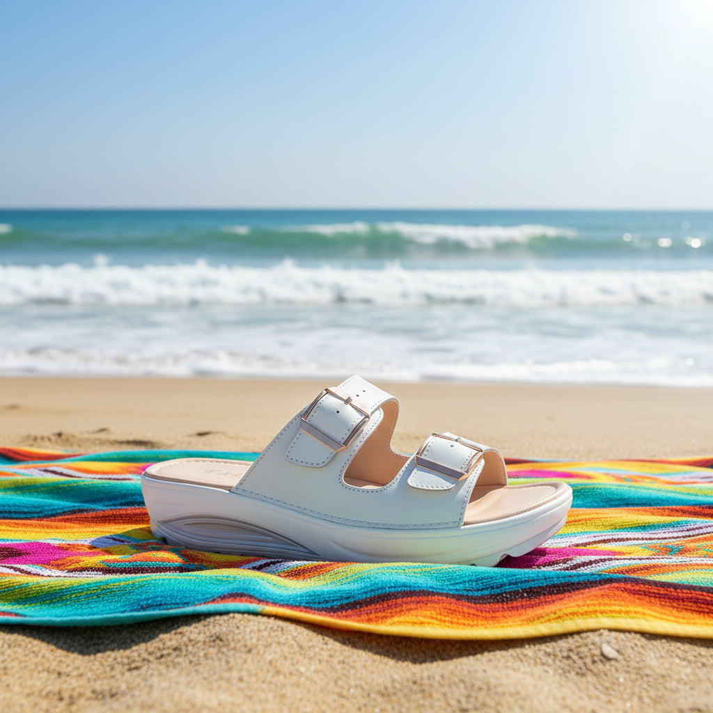 1. Footwear Wedge Sandals
