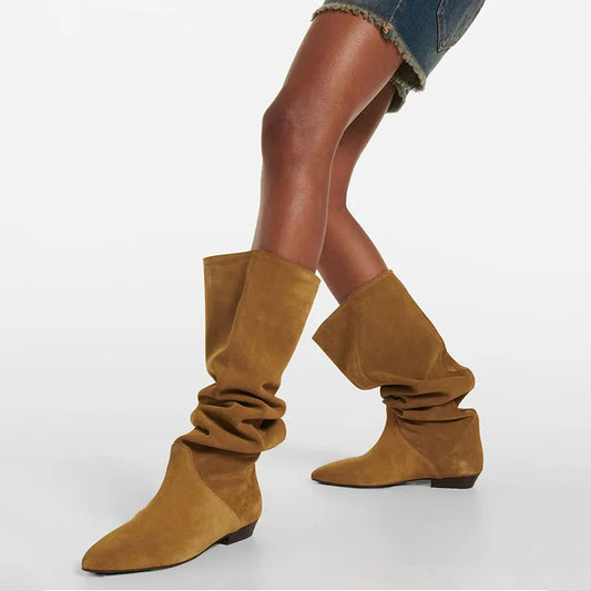 1. Footwear Genuine Suede Boots