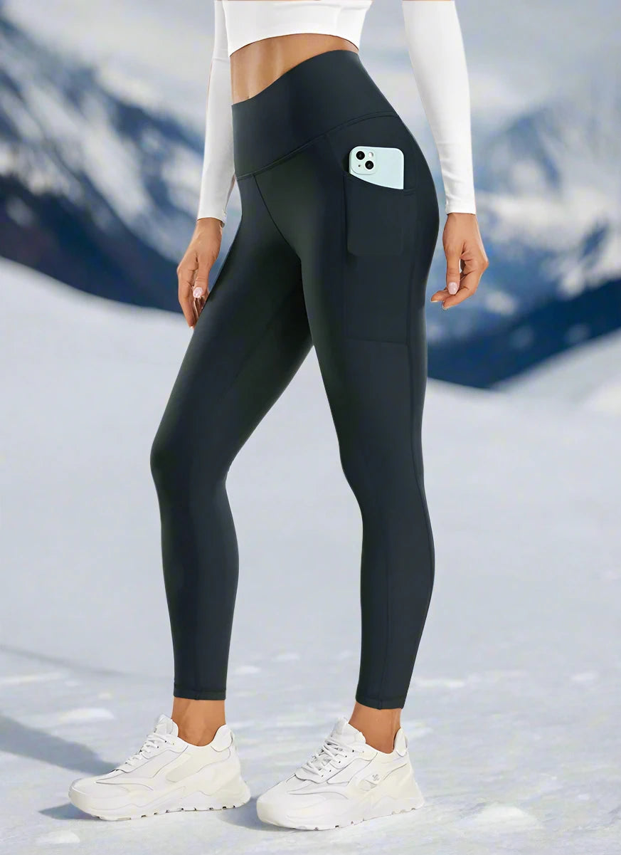 1. Clothing Fleece Lined Thermal Leggings