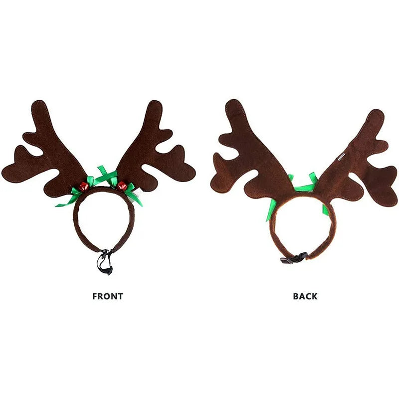 Dog Gear Christmas Reindeer Antlers for Smaller Dogs & Cats