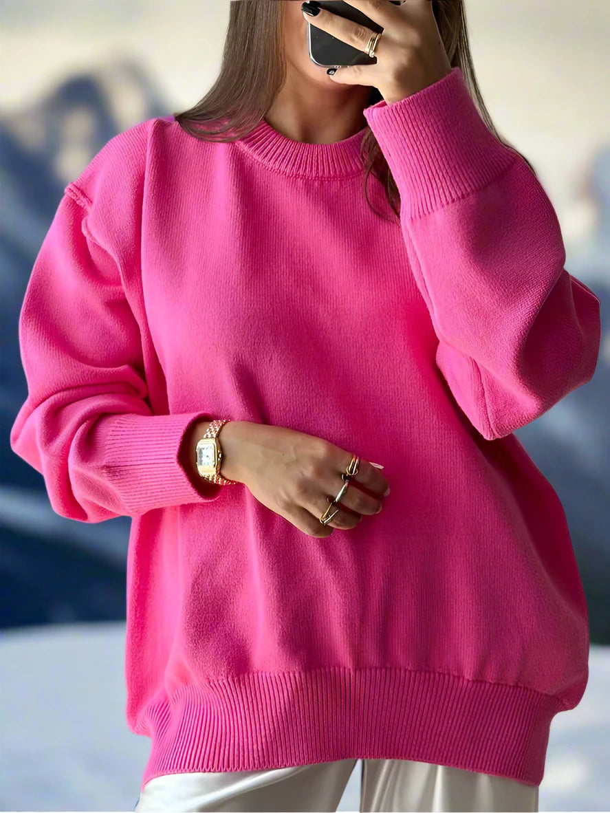 1. Clothing Oversized Sweater with Ragland Sleeve