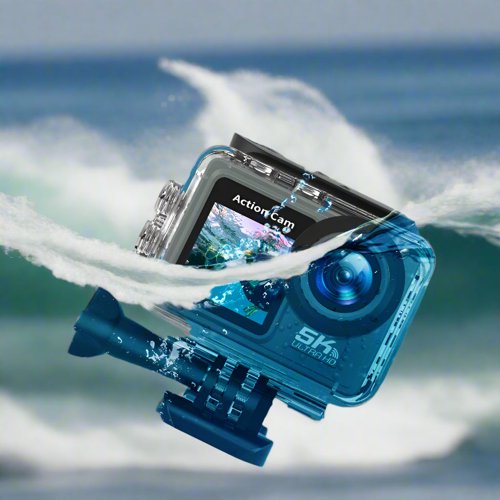 1.Gear Action Camera 5K 4K 30 Meter Waterproof Action Camera