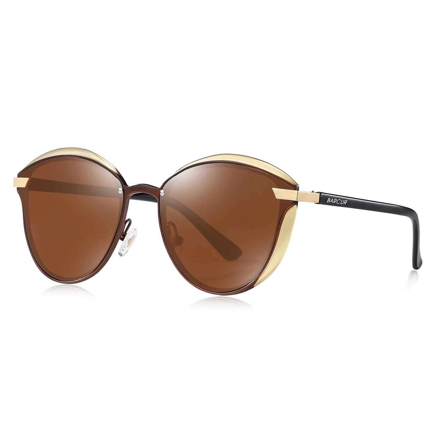 1. Extras & Accessories Polarized Cat Eye UV400 Lux Sunglasses with Case