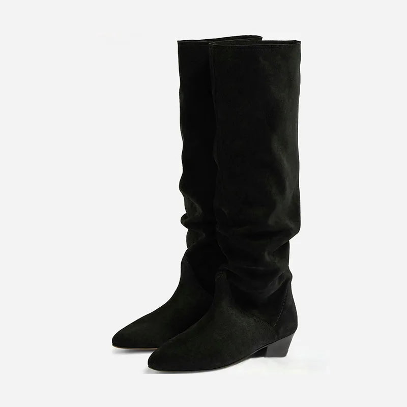 1. Footwear Genuine Suede Boots