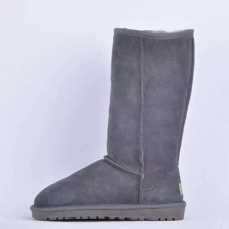 1. Footwear Handmade Genuine Suede Snow Boots