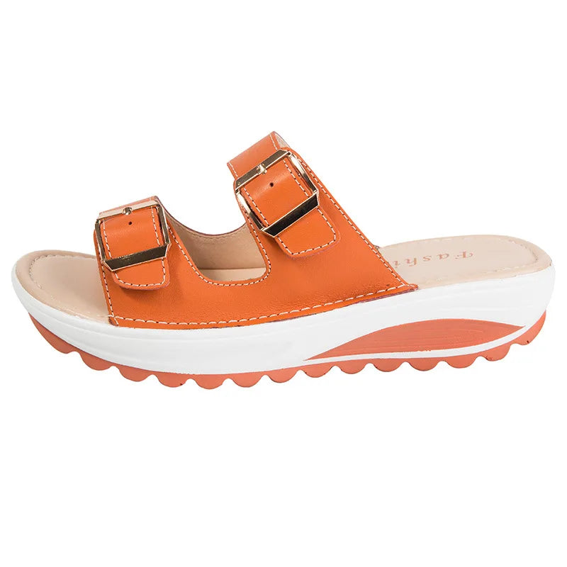 1. Footwear Wedge Sandals
