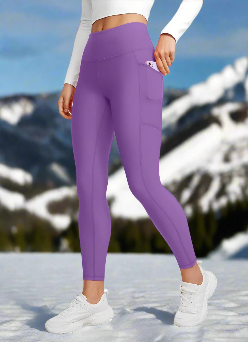 1. Clothing Fleece Lined Thermal Leggings