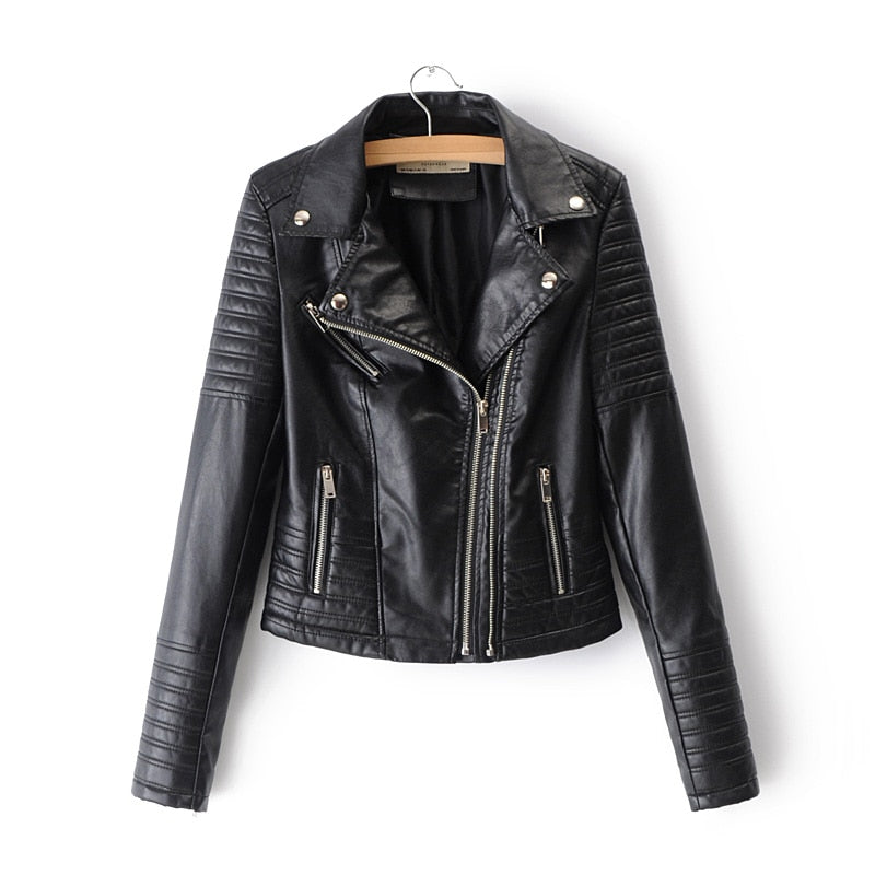 Clothing Faux Leather Motorcycle Jacket