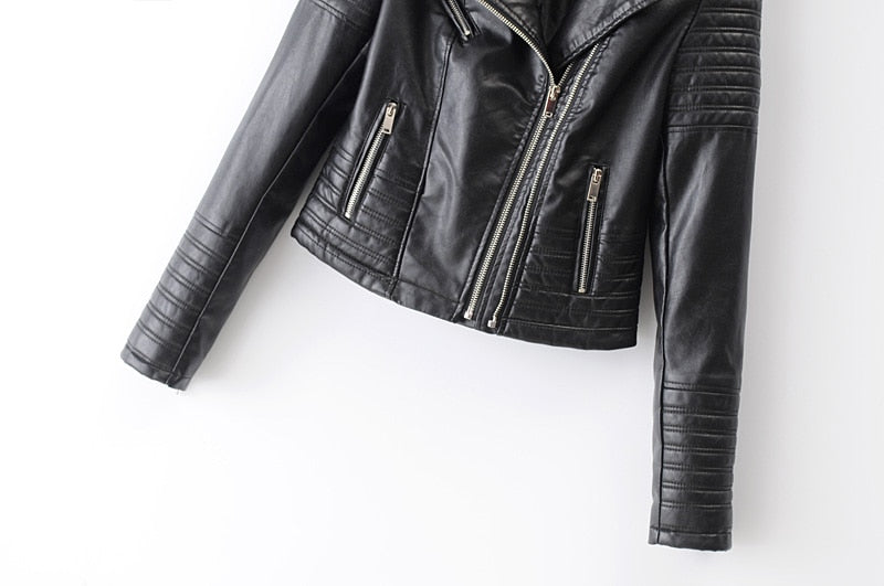 Clothing Faux Leather Motorcycle Jacket