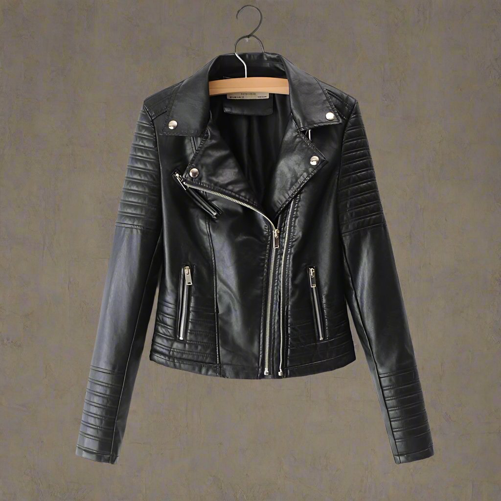 Clothing Faux Leather Motorcycle Jacket